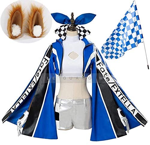 Fate/EXTELLA コスプレ EXTRA Racing 玉藻の前 コスプレ衣装飾り旗付き