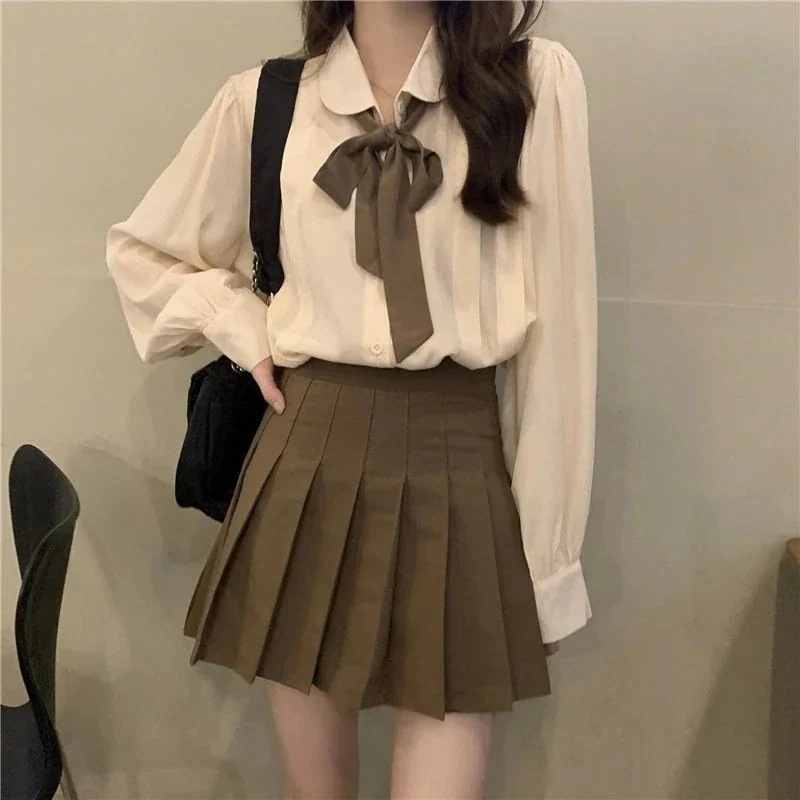 [高品質]新作体育女子高生二点セット制服韓国ファッションミニスカートセーラー服 コスム
