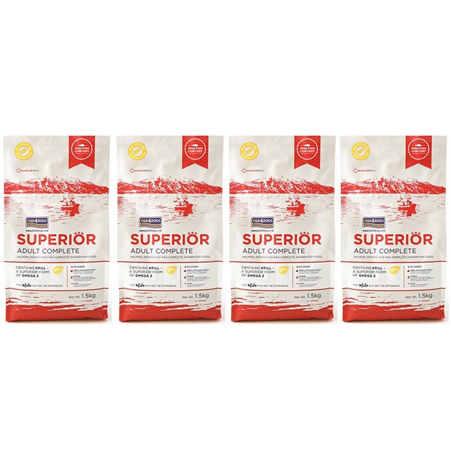 フィッシュ4 ドッグ スーペリア アダルト 3kg（1.5kg4） 14,637円