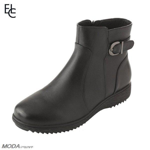 軽量クッション裏起毛アンクル女性ブーツ 1XWA06XO_GN