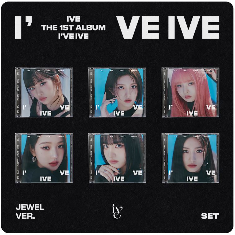 【予約】(STARSHIP 特典)【6種セット】IVE - THE 1ST ALBUM I’ve IVE / (JEWEL Ver.)