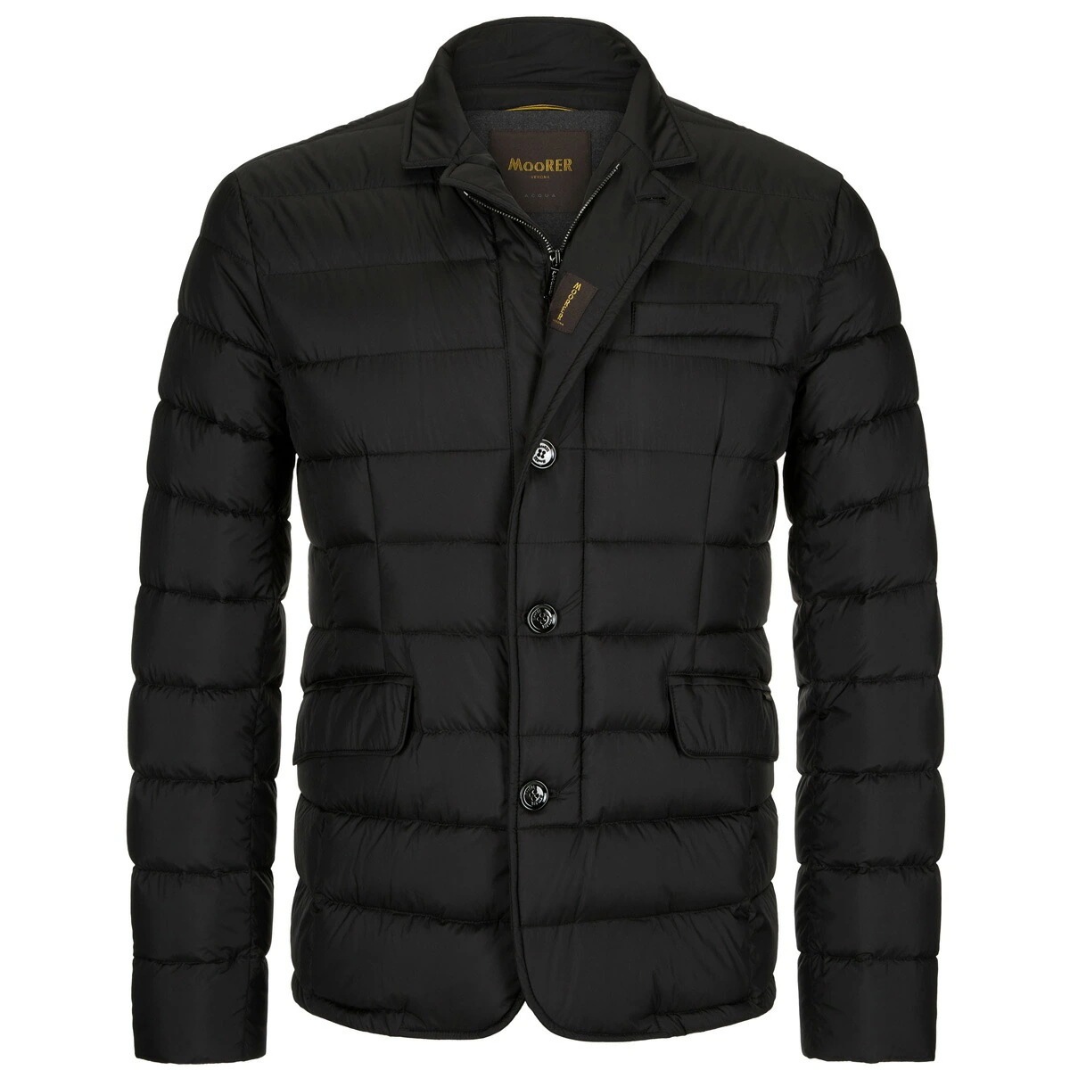 メンズ キルティング パデッド ジャケット ダウンジャケット ザイン NERO (ブラック) ZAYN-OP U0001