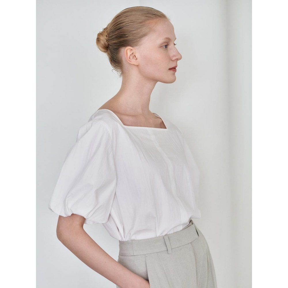 LOEUVRE パフスリーブブラウス SW3MB218-01