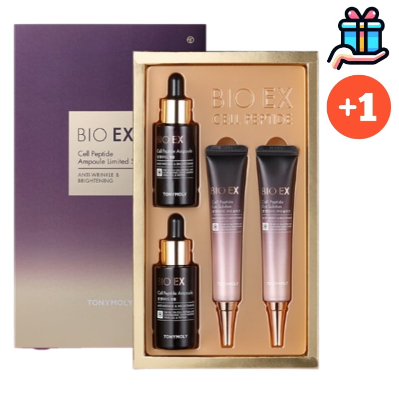 [スキンケアセット1+1] バイオ EX セルペプチド アンプリミテッド 2種セット アンプル+アイソリューション+追加贈呈 スネイルクリーム スキンケア 基礎化粧品 正規品 韓国コスメ 速乾燥 保湿