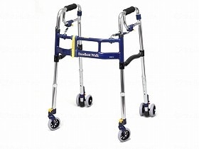 ユーバ産業 ニュースライドフィットEX 4インチキャスター（後ダブル）タイプ シルバー スタンダード H-0294WT