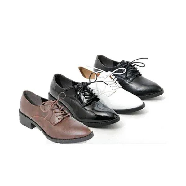 オックスフォードシューズ レディースシューズ レディースファッション 靴 定番人気 レースアップ マ 4,768円