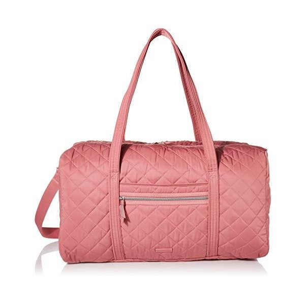 ヴェラ・ブラッドリーVera Bradley Women s Performance Twill Lay Flat Travel Duffel Travel Bag， Strawberry Ice， One Size 並