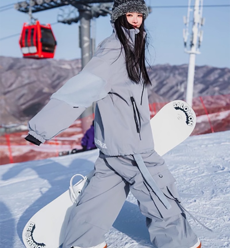 【3日出荷在庫処理】2COLOR スキーウェア 簡約風 上下セット メンズ レディース 男女通用 スノーボードウェア アウター ジャケット パンツ