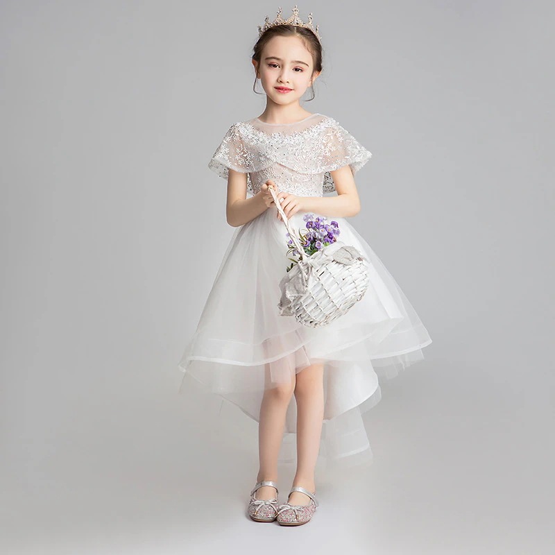 子供ドレス プリンセスドレス ウェディングドレス パフォーマンス コスチューム クロスボーダー パーティー