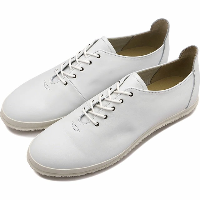 スピングル フラットシューズ [SP1801-61] SP-1801 レディース 日本製 レザー White ホワイト 正規取扱店