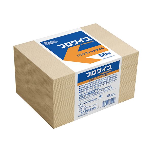 エリエール プロワイプソフトフィットタオル 帯どめ50 1セット（1200枚：50枚x24パック） 9,605円
