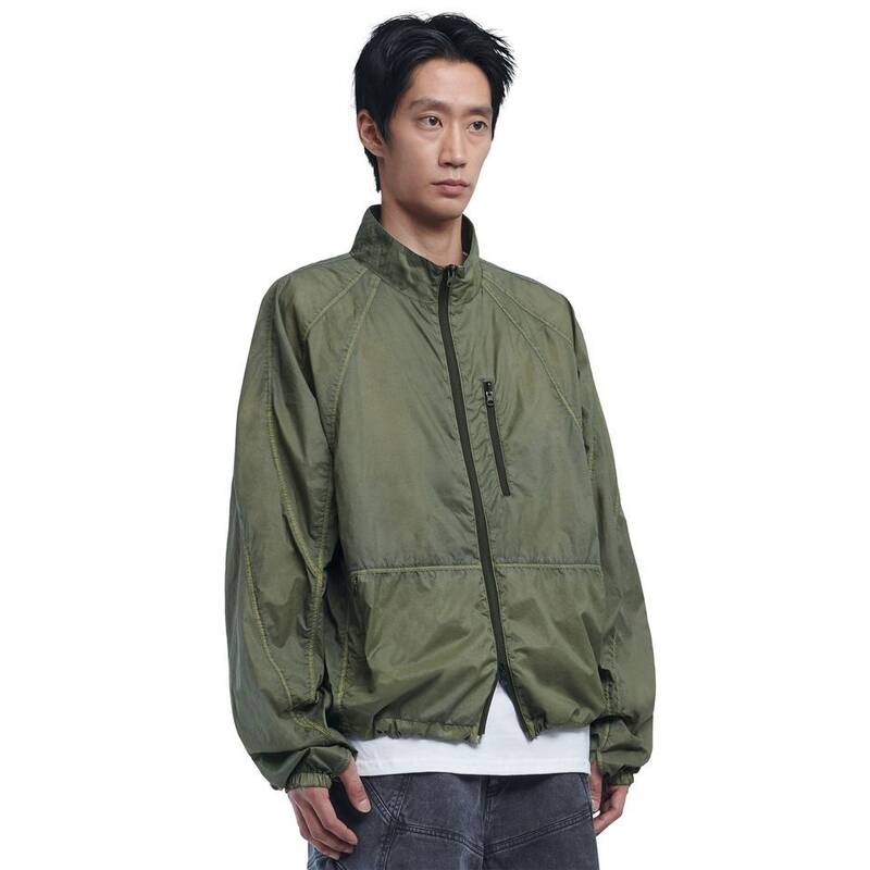 ノマニュアル NOMANUAL T.N LIGHT WIND JACKET - カーキ NM51WB02M1KH 364506