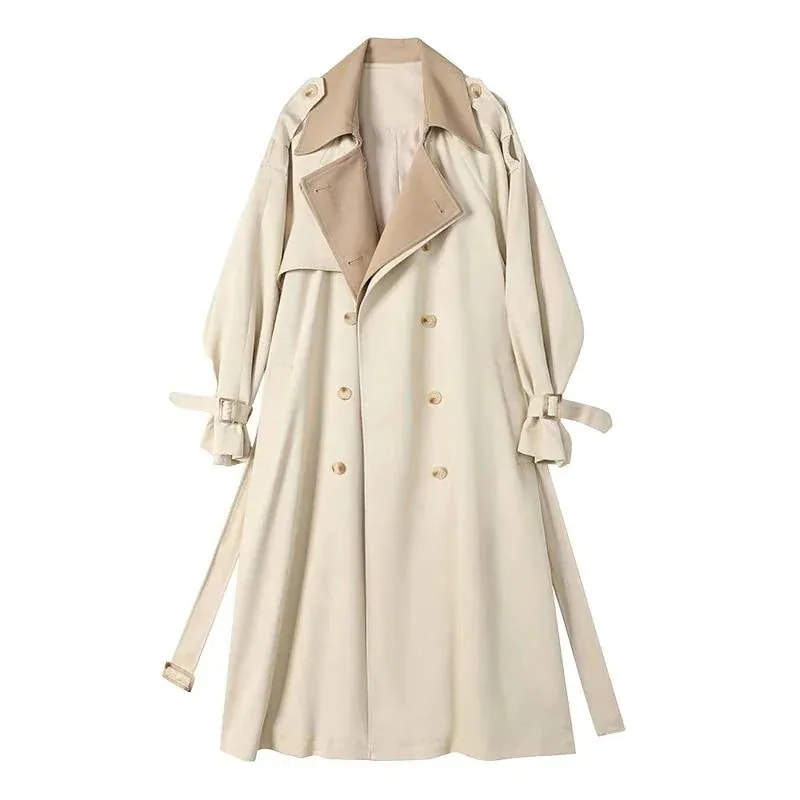 秋冬 アウター コート 日系 ジャケット 高級感 トレンチコート 気質 ロング丈 スリミング トップス ロングコート 着痩せ アウター レディース
