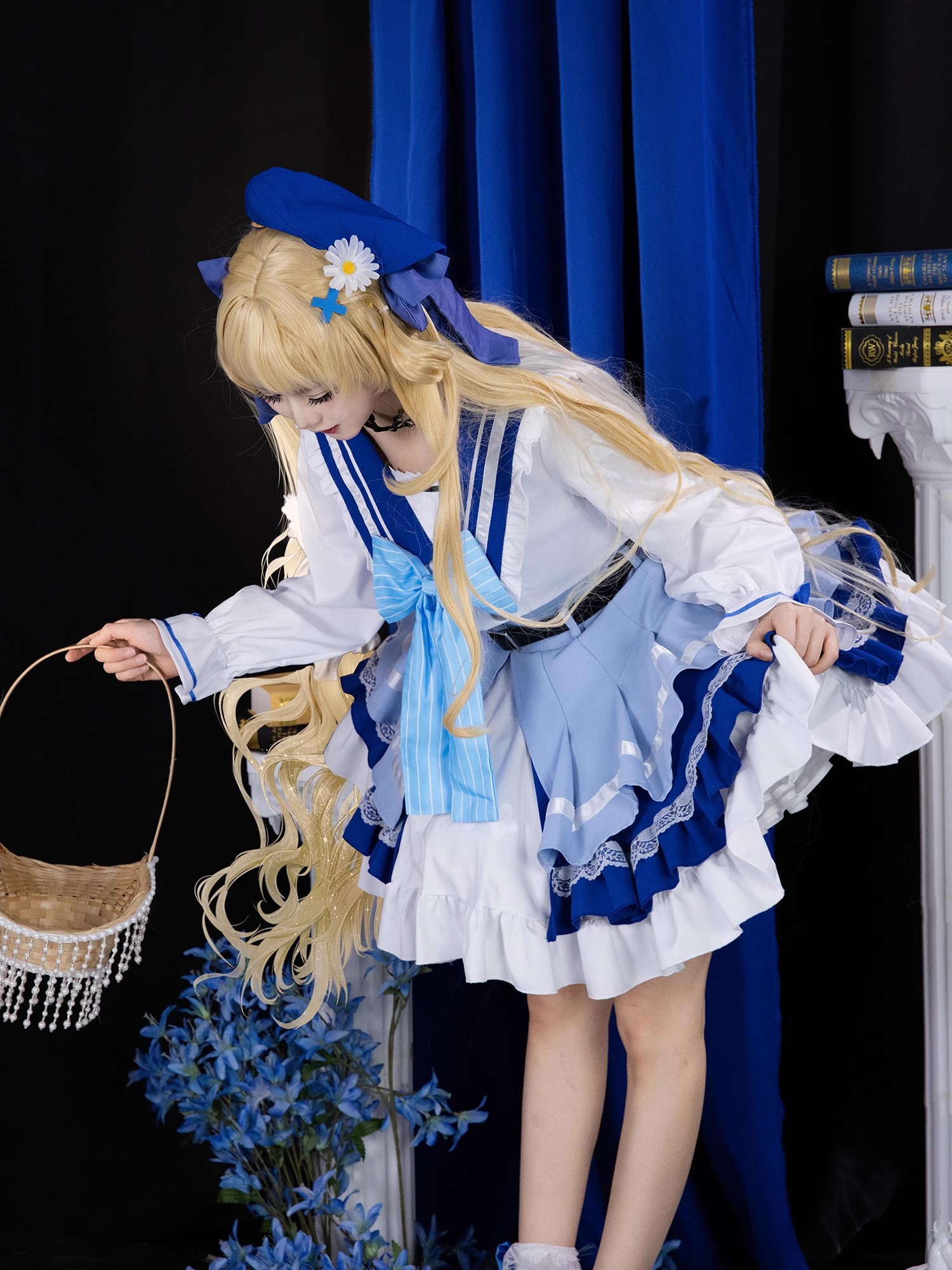Monenjoy　鳴潮　ローソンコラボ　フィービー　コスプレ衣装　ワンピース　ドレス　セーラー服　ロリータ　共鳴者　コスチューム　イベント　かわいい