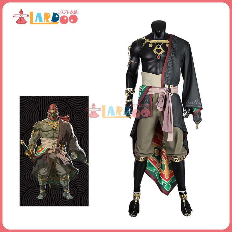 ゼルダ伝説 ブレス オブ ザ ワイルド Ganondorfガノンドロフ コスチューム コスプレ衣装394