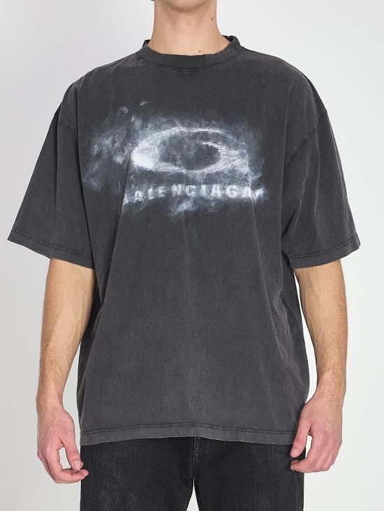 BALENCIAGA Men T-Shirts 764235 BLACK