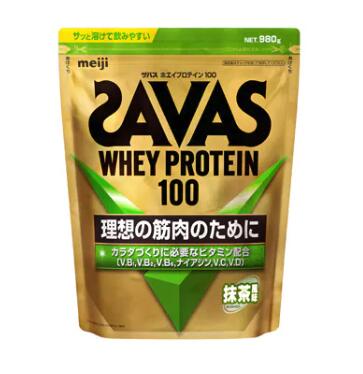 ザバス ホエイプロテイン100 抹茶風味 980g 4902777303505 OY