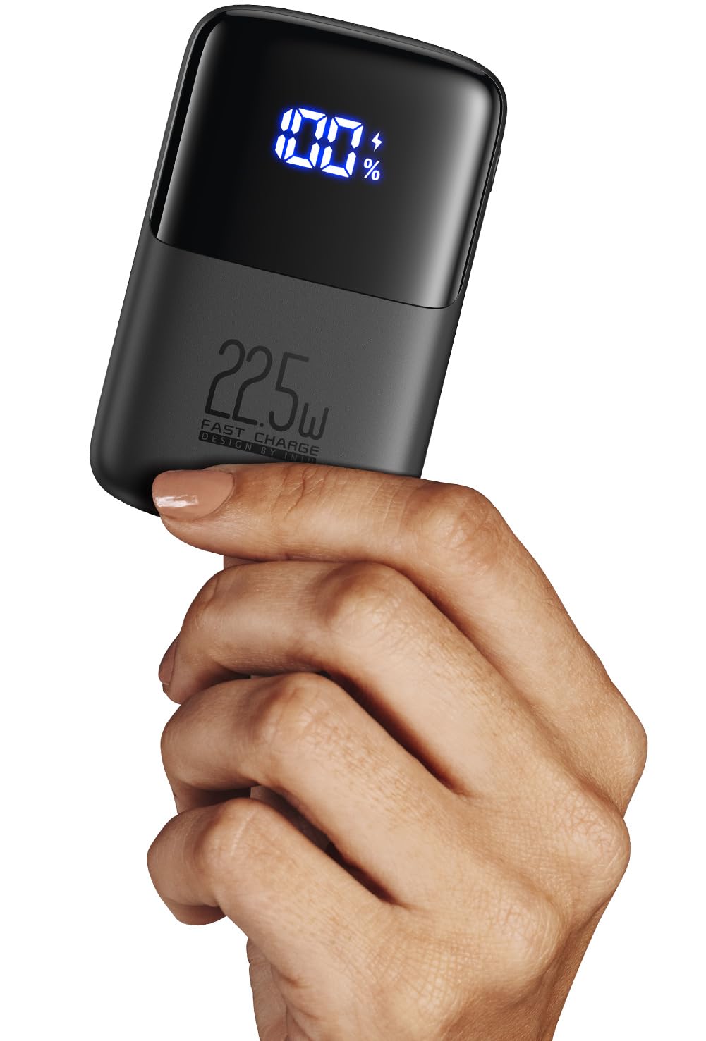 INIU B61 モバイルバッテリー 22.5W 10000mAh 軽量 小型 大容量 急速充電 PD 3.0 QC 4.0 [3台同時充電 LEDライト付き 残量表示 PSE認証済] USB C モ 4,879円