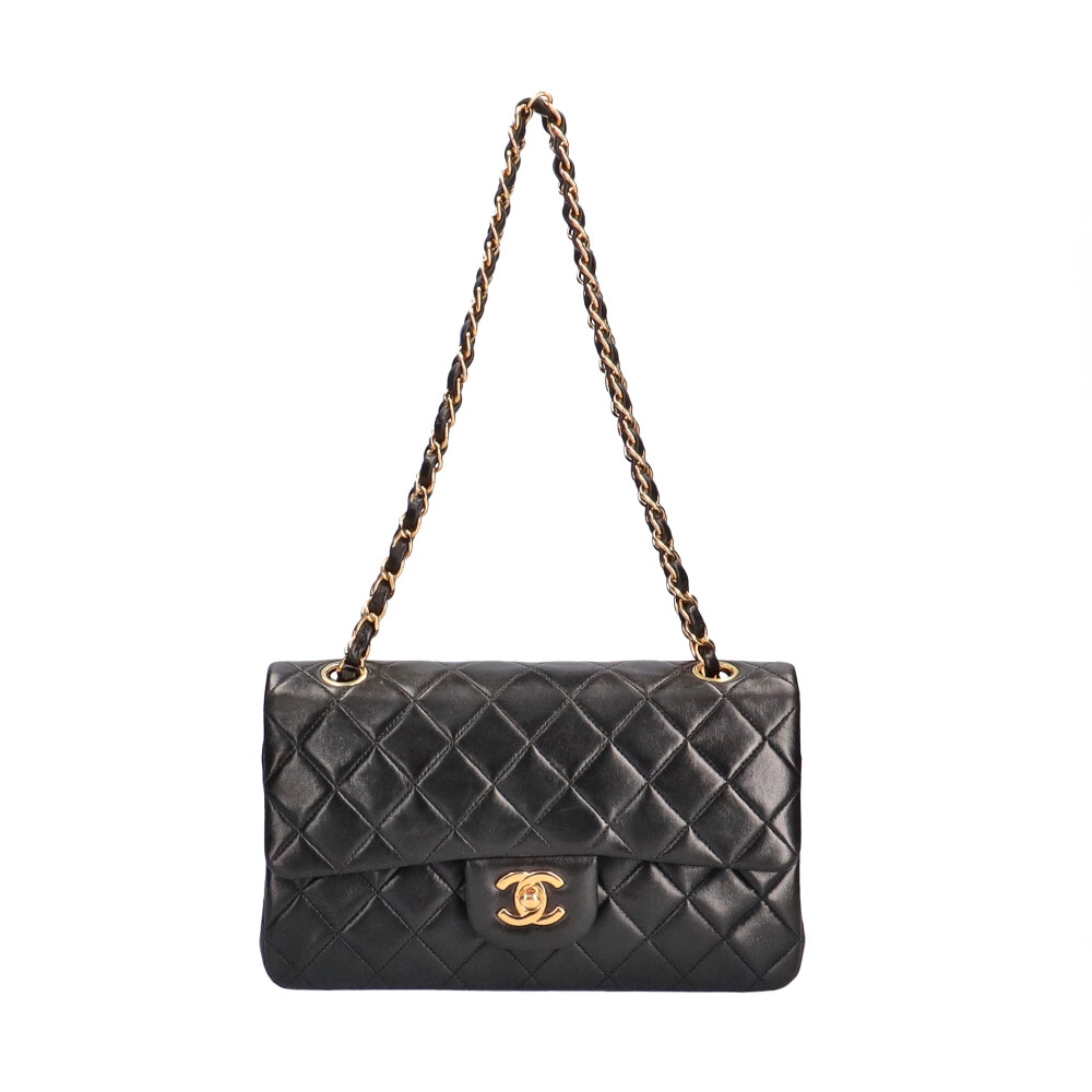シャネル WフラップWチェーンショルダー マトラッセ 中古 ショルダーバッグ ラムスキン レディース CHANEL 中古 ブランドバッグ chanel bag レディースバッグ レディースバック チェ