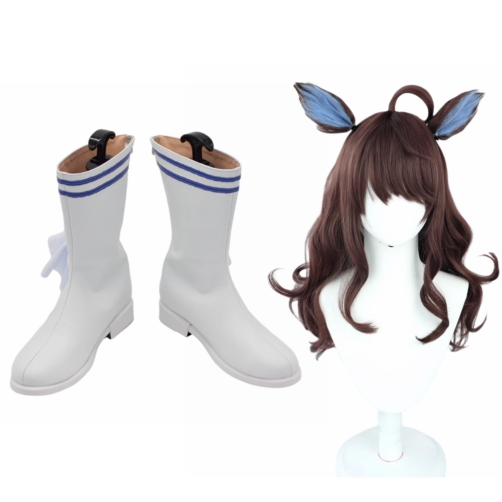 デアリングタクト コスプレ靴 ブーツ ウィッグ付き コスプレ 演出服 アニメ 祭り ハロウィン クリスマス 学園祭 文化祭 仮装