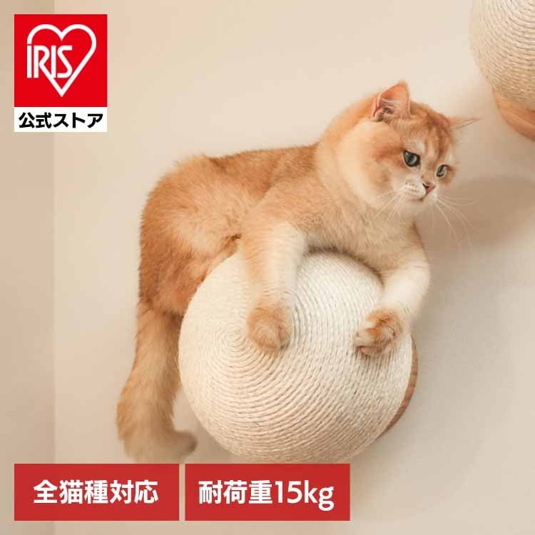 【人気商品】キャットウォーク キャットステップ 猫用品 ペット用品 猫家具 爪研ぎ 壁掛け ペット共生 猫部屋 CATURN N25 キャターン爪研ぎボール MZ0002