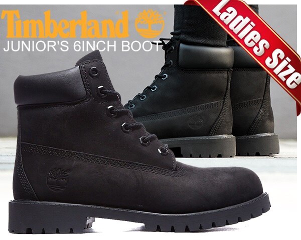 12907 レディース 6インチ ブーツ ブラック JUNIORS 6INCH BOOT BLK