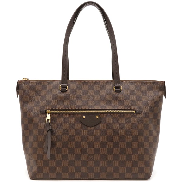 ルイヴィトン LOUIS VUITTON トートバッグ イエナPM ダミエキャンバス ダミエエベヌ ゴールド金具 茶 ハンドバッグ N41012 FL0188 【保存袋】【中古】