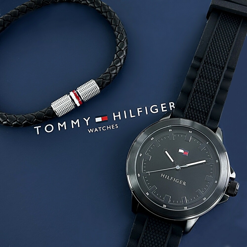 箱ボロ・BOX訳あり トミーヒルフィガー 腕時計 手表 メンズ 男性 アクセサリーセット ギフトボックス レザーブレスレット付き かっこいい 父 おしゃれ ブランド 感謝 誕生日 男友達 ギフト 贈り 14,454円