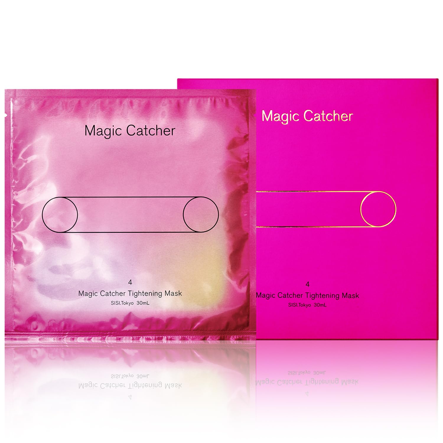 SISI マジックキャッチャー プレミアムフェイスマスク 30mlｘ4枚入 引き締め 透明感 美容パック