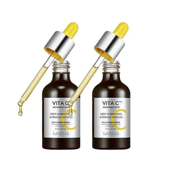 ミシャ ビタCプラス ジョブティシー 弾力 アンプル 40ml x 2個