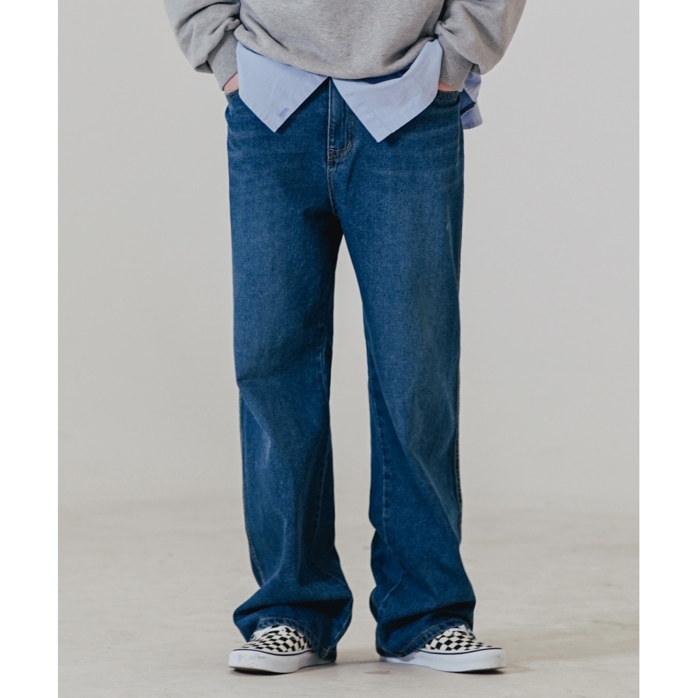 WV PROJECT サンブルーワイドデニムパンツブルー JJLP7567
