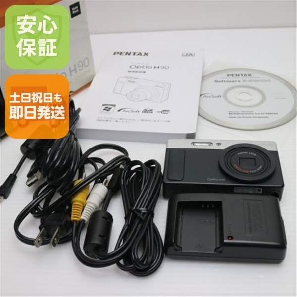 超美品 Optio H90 マットブラック PENTAX デジカメ 16