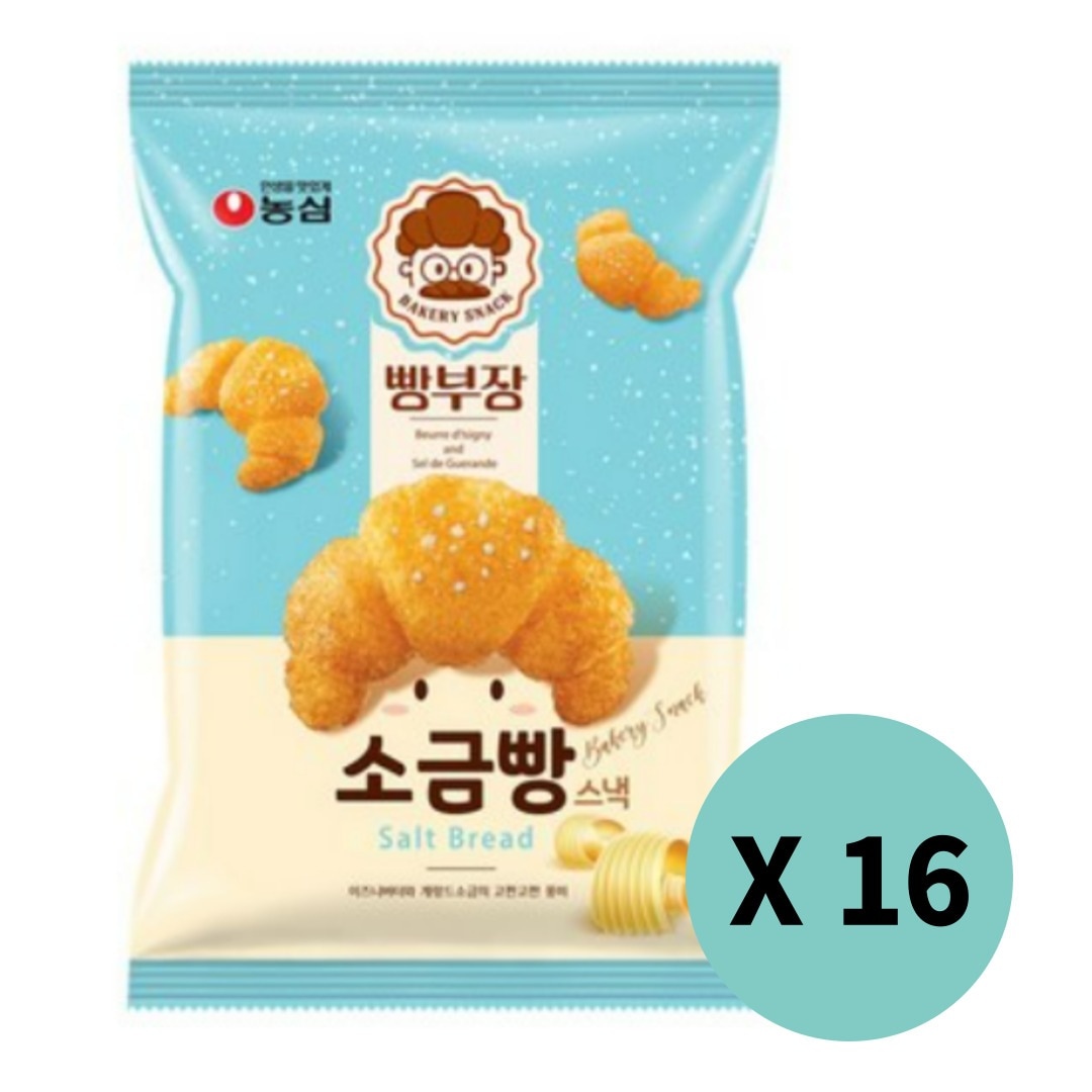 パン部長 塩パン 55g 16個 (トレンド 韓国お菓子)