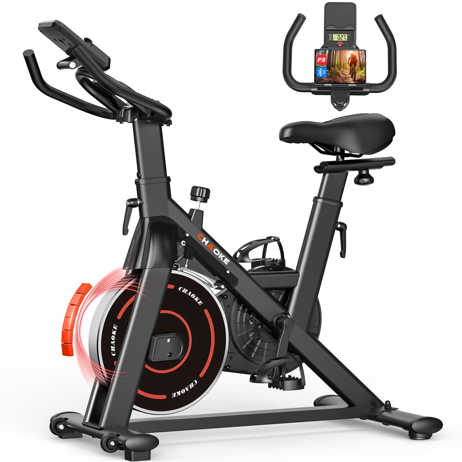 エアロバイク 家庭用 静音スピンバイク フィットネスバイク 静音