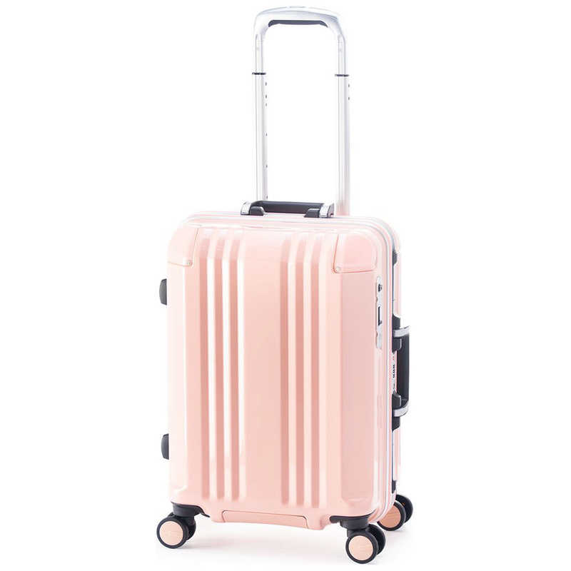 A.L.I　ハードキャリー デカかるEdge フレームタイプ コーラルピンク [TSAロック搭載 /35L]　ALI-070R-18