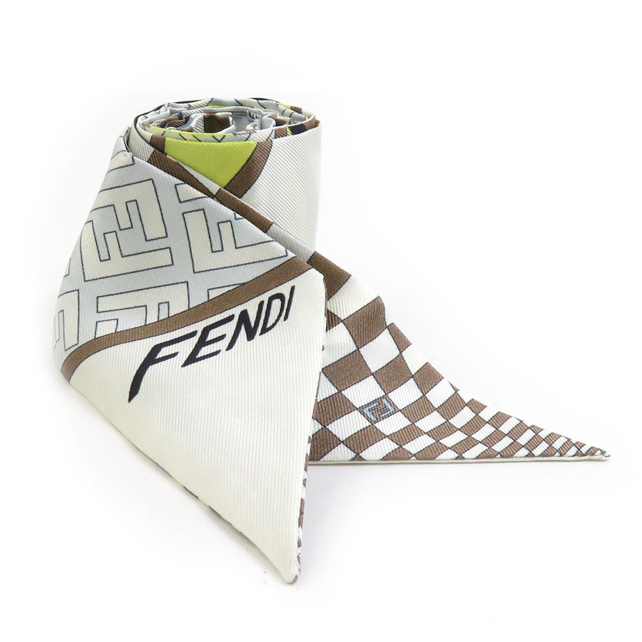 フェンディ FENDI スカーフ シルク マルチカラー レディース e60743a