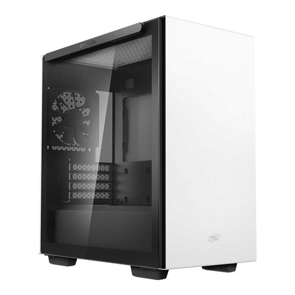 ミニタワーPCケース マグネット式強化ガラス MACUBE 110 WH ホワイト R-MACUBE110-WHNGM1N-G-1