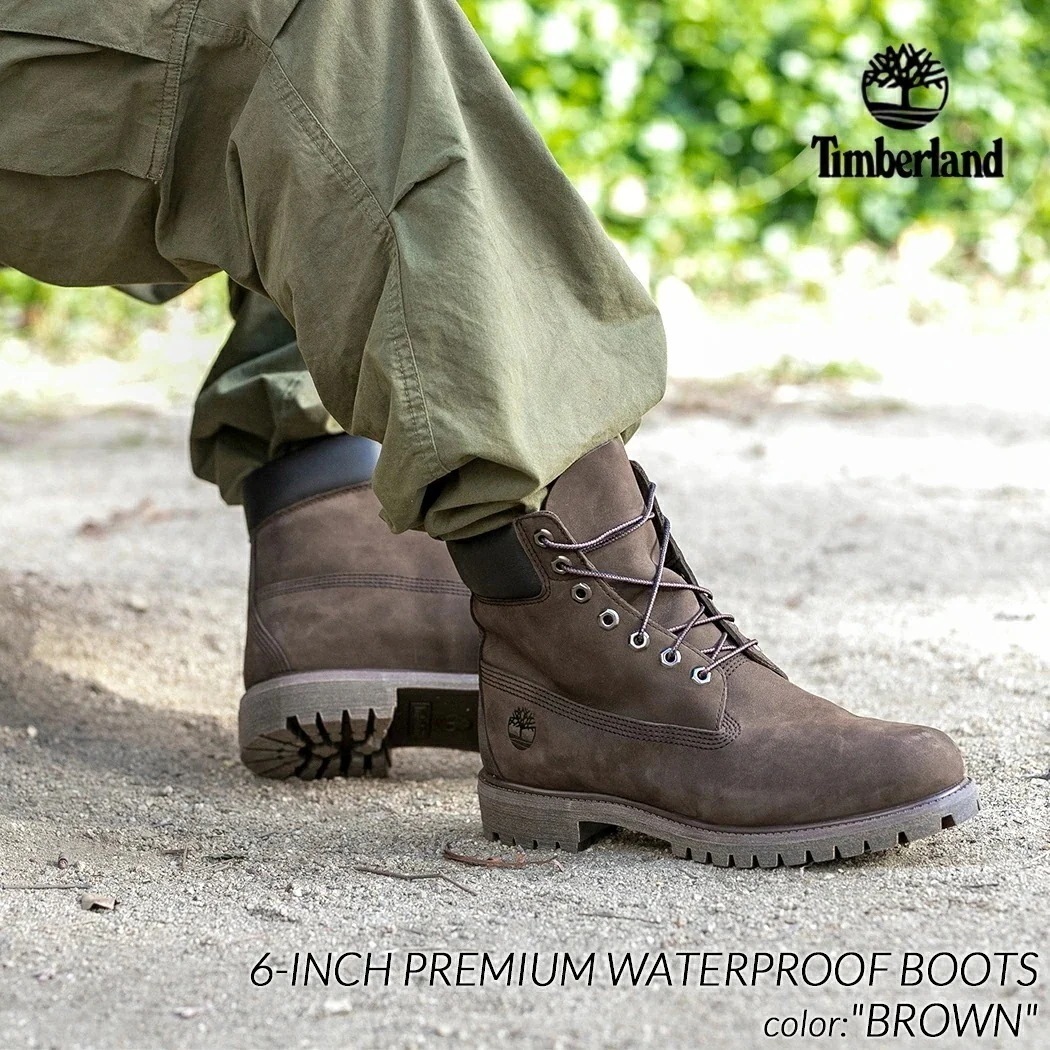 Timberland 6-INCH PREMIUM WATERPROOF BOOTS "BROWN" ティンバーランド 6インチ プレミ