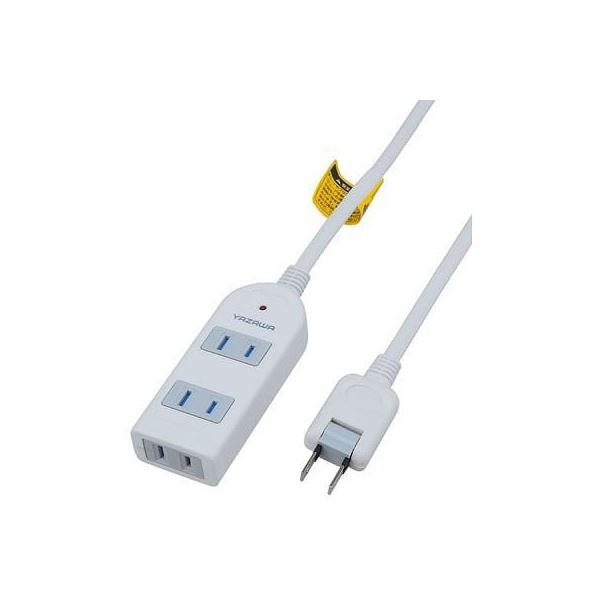 5個セット YAZAWA 雷ガード付延長コードタップ3個口 Y02KS301WHX5 8,069円