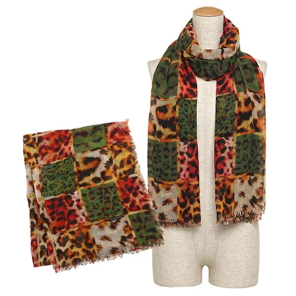 ユニセックスマフラー PINK マルチカラー