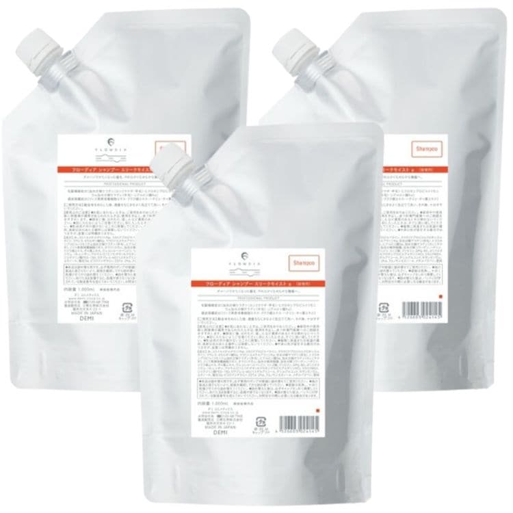3個セット フローディア シャンプー スリークモイスト 1000ml 詰替え 太毛 硬毛 普通毛 柔らかく 艶髪 7,976円