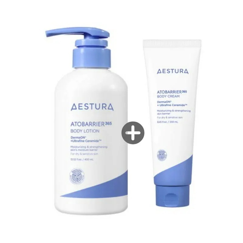 アトバリア365 ボディローション 400ml + エストラアトバリア365 ボディクリーム 250ml韓国コスメ 韓国スキンケア