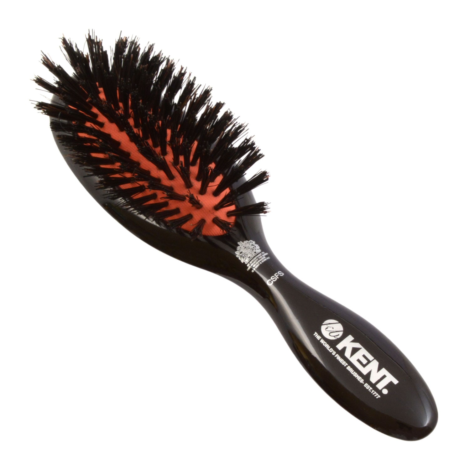 公式 英国王室御用達 クッションヘアブラシ Sサイズ CSFS 高級豚毛 ケント