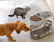 ペット一体型スマート給餌給水器 犬猫用 フードタンク 4.5L水タンク 自動餌やり器 自動水のみ器 ペット 自動給餌器 自動給水器 一体器 操作簡単 1日6食 犬猫兼用 大容量 ペット用品