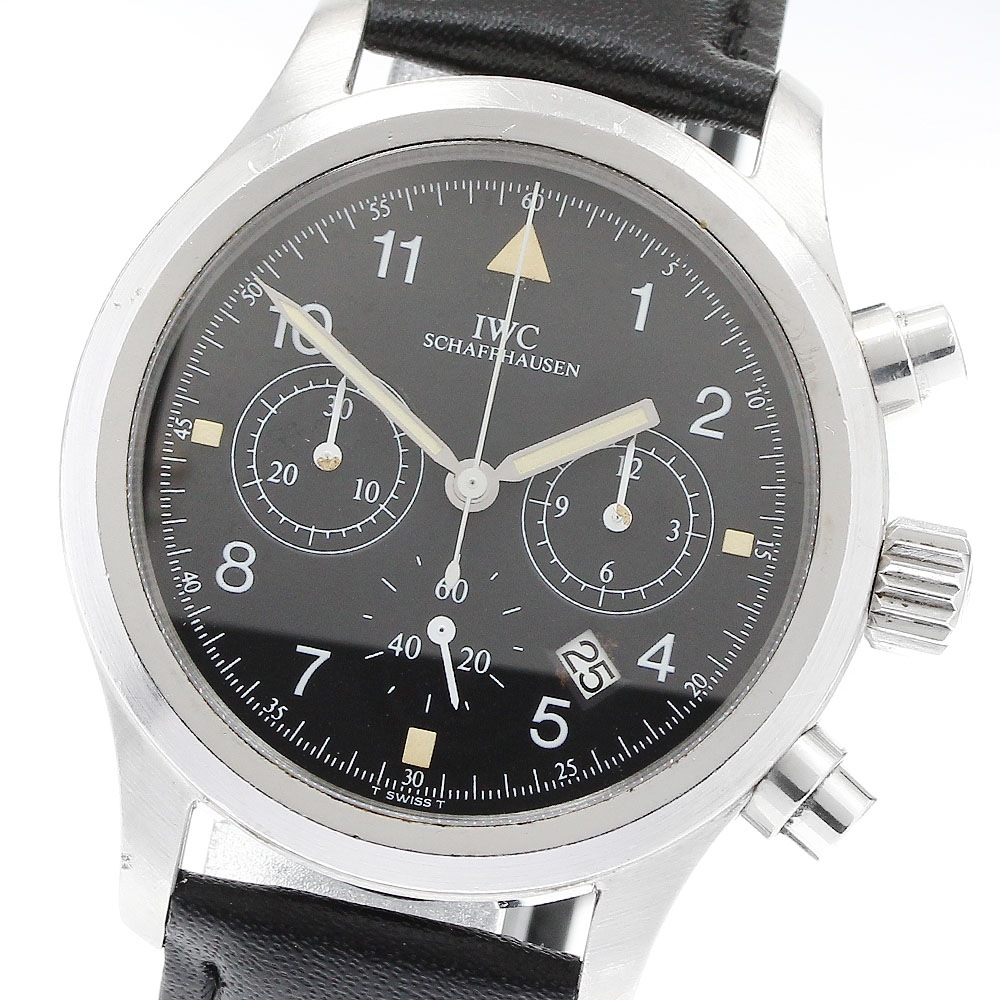 IWC IWC SCHAFFHAUSEN IW374101 フリーガー クロノグラフ クォーツ メンズ _904296【中古】