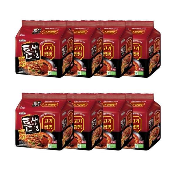 八道 隙間ラーメン 肉ちゃんぽん 4入 マルチパック x 8P (32袋)