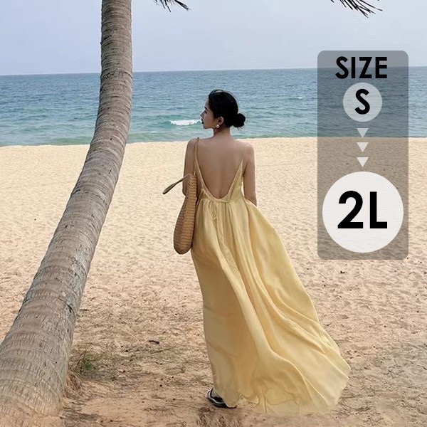 リゾートワンピース レディース サマードレス ワンピース 夏ワンピ ロング おしゃれ ファッション 春夏 カジュアル 体型カバー ゆったり 大きめ きれいめ ハワイ 沖縄 旅行用 大人 20代 30代