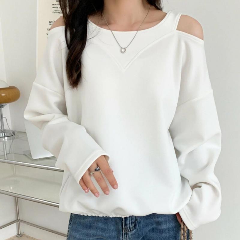 Tシャツカットソー2024 春 スウェット 無地 百掛け 長袖 tシャツ トップス レディース 3色 Tシャツカットソー
