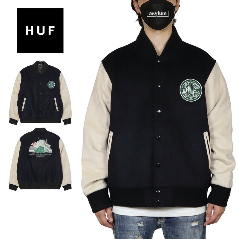 HUF ジャケット ハフ スタジャン アウター メンズ レディース ブランド 大きいサイズ おしゃれ おすすめ