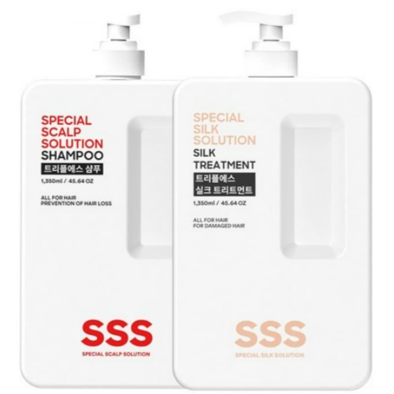 弱酸性シャンプー+シルクヘアトリートメント1350mlセット1.35L1個